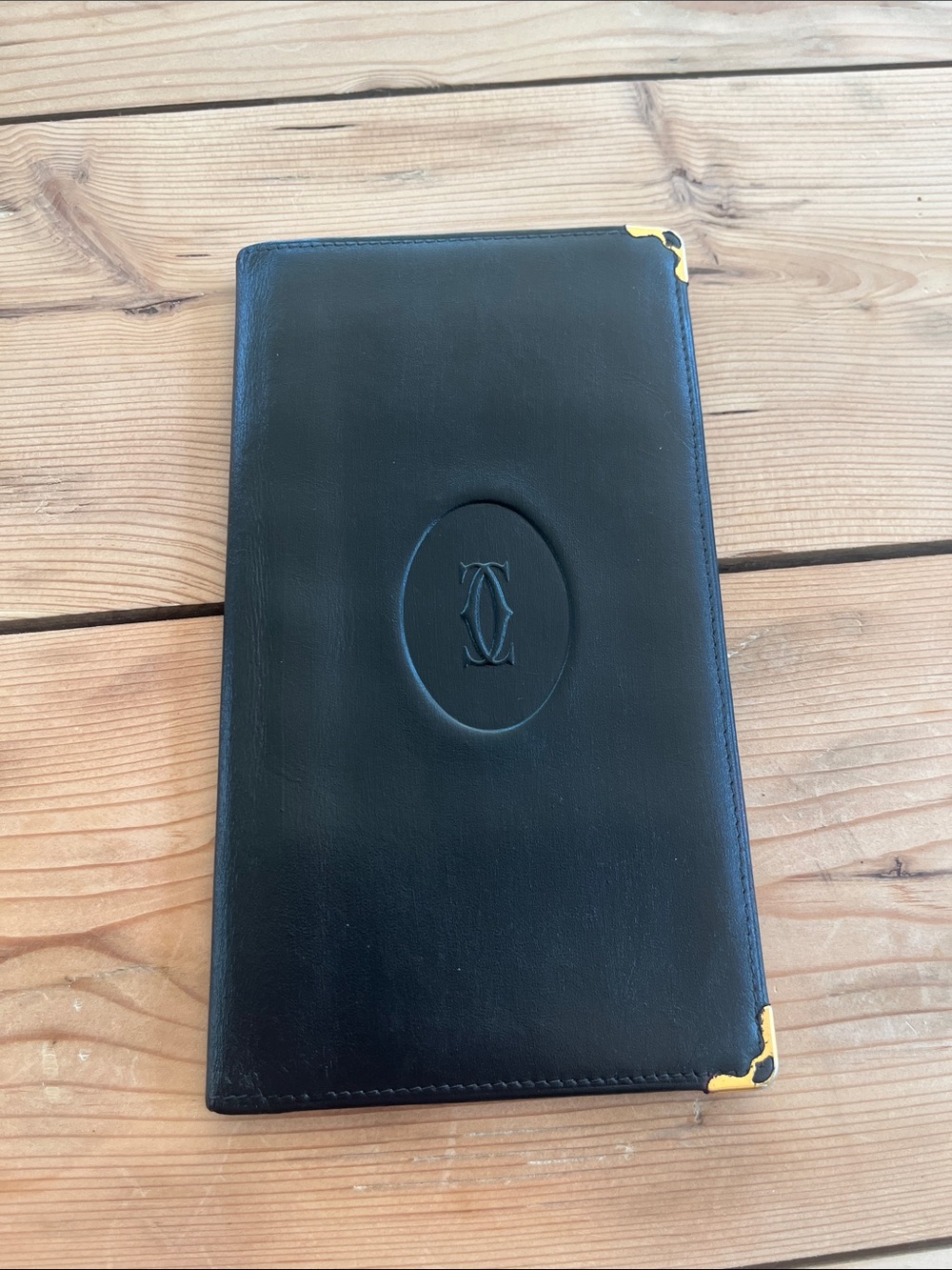 Carrier Paris Black Leather Wallet
